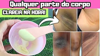 🔥CLAREIA AXILA E VIRILHA EM 15 MINUTO RECEITA 100 NATURAL [upl. by Lyndsie]