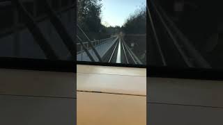 Skytrain front pov publictransport train canada [upl. by Aicilram208]