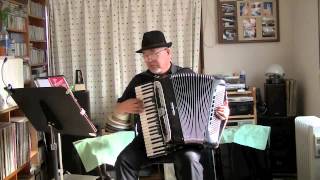 THE BELL of NAGASAKI（長崎の鐘）Accordeon Solo Tatsuo Kubo [upl. by Jerroll]