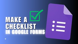 ❤ ULTIMATE How to Make a Checklist in Google Forms  English [upl. by Ecinerev533]