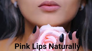 pink lips naturally at home  lip scrub  lip care  shorts [upl. by Rovert19]