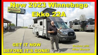 2023 Winnebago Ekko 22A Review  Mount Comfort RV [upl. by Cynth]