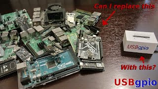 Add Python programmable GPIO pins to any computer with USBgpio [upl. by Sinylg]