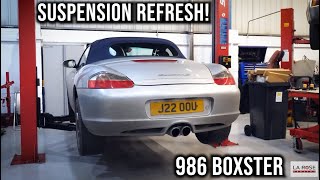 PORSCHE 986 BOXSTER S CHEAP SUSPENSION REFRESH [upl. by Hiram827]