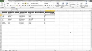 Excel 2010  Lijst maken [upl. by Yankee652]