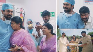 Chiranjeevi and Ram Charan Happiest Moments  Upasana  Klin Kaara Konidelas Arrival into the World [upl. by Annaoy]