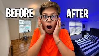 WE SURPRISED HIM WITH HIS DREAM TEEN BEDROOM MAKEOVER [upl. by Erelia]