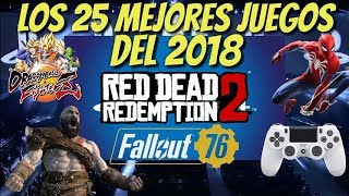 Los 25 mejores juegos para ps4 del 2018 [upl. by Ihab]