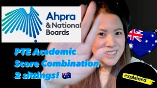 How to combine English exam scores for AHPRA registration AHPRA English PTE australia [upl. by Acinimod]