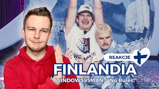 EUROWIZJA 2024 FINLANDIA 🇫🇮 POSZŁA W KICZ  Windows95Man  No Rules  REAKCJE [upl. by Niuqauj]