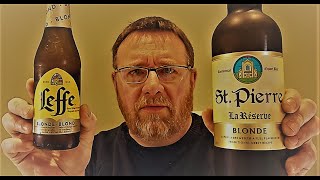 Leffe Blonde Vs St Pierre Blonde Aldi Review [upl. by Netsua407]