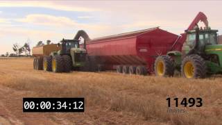 Coolamon 60T Auger Unloading [upl. by Ellekram]