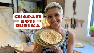 MASTERCLASS IN CHAPATI  How to make the softest ROTI  Homemade Phulka  Food with Chetna [upl. by Musser]