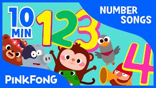 1 to 10  Number Songs   Compilation  PINKFONG Songs for Children [upl. by Neukam]