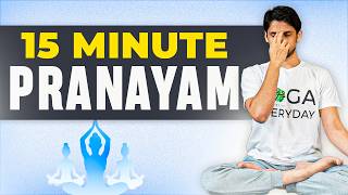 Daily Pranayama under 15Minutes  Breathing Exercises amp Yoga  Saurabh Bothra [upl. by Nodnarbal189]