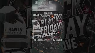 💥LiveAtDive BlackFridayVibes DJBless TribeINE DFWEvents JRAWLSNETWORK LionzDomainRecords” [upl. by Adeirf840]