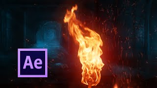 Realistic FIRE Simulation  After Effects TUTORIAL [upl. by Hole192]