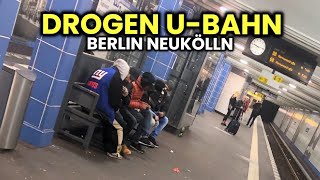 Der schlimmste UBahnhof in Neukölln 😱🔥 Berlin versinkt im Drogensumpf [upl. by Ultan984]