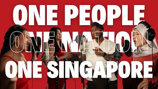 One People One Nation One Singapore  Cover by Izzathy Khim Kevin and Rae [upl. by Athalee]