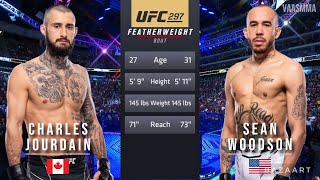 CHARLES JOURDAIN VS SEAN WOODSON FULL FIGHT UFC 297 [upl. by Chauncey736]