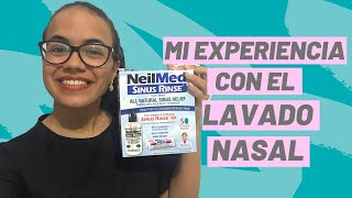 SINUS RINSE cómo usar en español 🤧  Lavado Nasal NEILMED [upl. by Marshal]