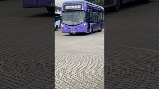 63691  LV24 EYJ  First Solent  Route E2 to Gosport  Fareham Bus Station  30112024 [upl. by Ainuj823]