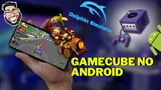 JOGAR GAMECUBE NO ANDROID  Tutorial de configuração básica do Dolphin [upl. by Akit]