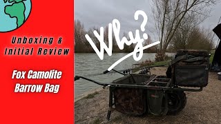 Fox Camolite Barrow Bag   In session Review  Carp Fishing  Winter [upl. by Loats]