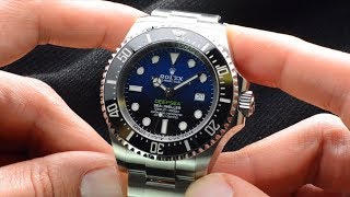 Rolex Deepsea Dblue  126660 Review and wrist shot on 65quot wrist  Hafiz J Mehmood [upl. by Malvin712]