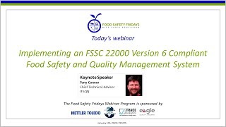 Implementing an FSSC 22000 Version 6 Compliant Food Safety and Quality Management System [upl. by Simpkins]