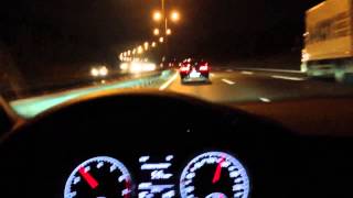 Golf 7 14 TSi ACT Highline Highway Night Drive with System [upl. by Signe967]