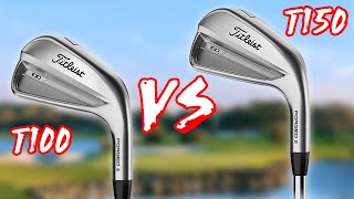 Are these the BEST Titleist irons ever T100 Vs T150 [upl. by Guildroy841]