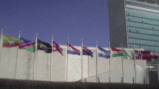 Flags at the United Nations [upl. by Sana]