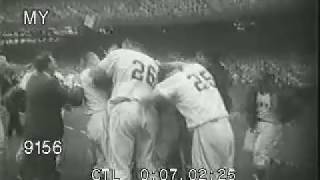 1951 Bobby Thomson 9th inning Home Run [upl. by Muns403]