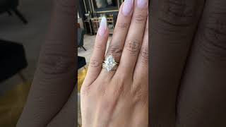 3 Carat Marquise Custom Diamond Engagement Ring [upl. by Llezo394]