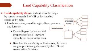 Land Use Capability Classification [upl. by Vivyan]