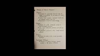 Methods of passive transport shortsvideo pharmacy pharmac pharmacian ytshorts [upl. by Tenner]