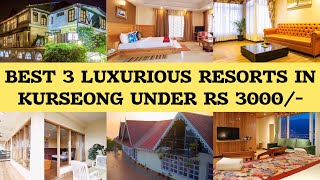 Best 3 Resorts in Kurseong Under 3000  Luxurious Hotels with Mountain Facing Rooms for Tourists😯 [upl. by Alemahs725]