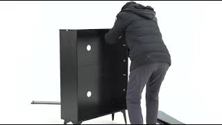 Installation video of Shoe Cabinet with 2 Flip DrawersItem code W37062874 [upl. by Nyberg]