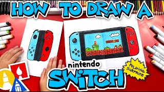 How To Draw A Nintendo Switch Folding Surprise [upl. by Northington]