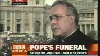 Rev Robert A Sirico on the Passing of Pope John Paul II BBC America [upl. by Aiket923]