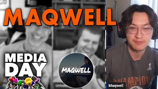 Maqwell shows up more than fashionably late to his interview on the DF MEDIA DAY HIGHLIGHT [upl. by Anairt]