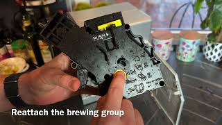 How to clean your Philips 3100 series super automatic coffee machine DIY [upl. by Lhok]