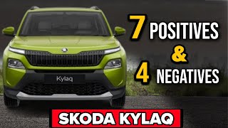 Newly Launched Skoda Kylaq Pros amp Cons ।। 7 Positives amp 4 Negatives Of Skoda Kylaq । [upl. by Burns]