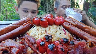 BACON FRIED RICE  CHORIZO DE CEBU  HANGARIAN HOTDOG [upl. by Wernher]