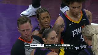 Natasha Clouds late foul upgraded to FLAGRANT 1 for excessive contact  WNBA on ESPN [upl. by Atirehs854]