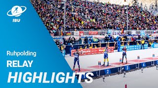 World Cup 2324 Ruhpolding Women Relay Highlights [upl. by Aip]