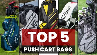 5 Best Golf Cart Bag 2024 Top Lightweight Golf Cart Bags  Maximum Storage [upl. by Wiencke]