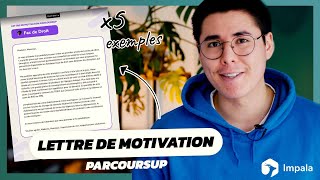 9 astuces pour réussir sa lettre de motivation Parcoursup  2022 [upl. by Anelram]