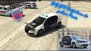 E golf Préfecture de Police de Paris  MOD GTA V PC [upl. by Ydissak]